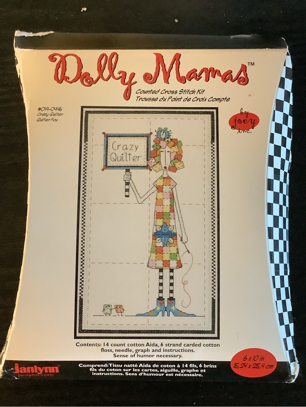 Dolly Mamas Counted Cross Stitch Kit Crazy Quilter #019-0446 NOS
